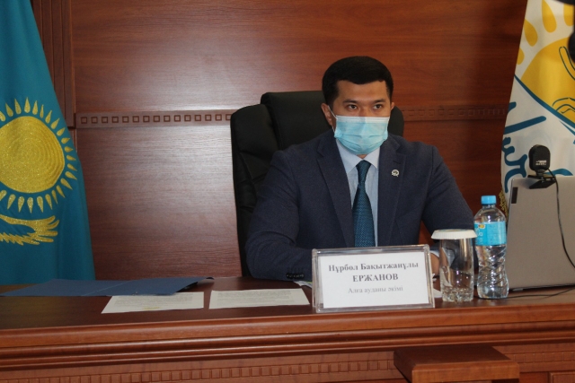 "Nur Otan" партиясы Алға аудандық филиалы Саяси кеңесі Бюросының отырысы өтті