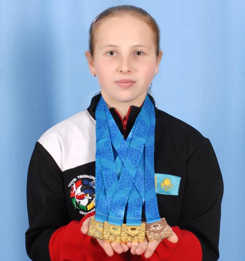 Юная карагандинка стала абсолютной чемпионкой Казахстана по настольному теннису