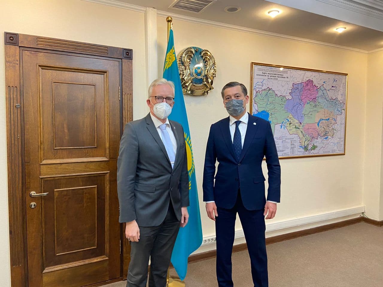 Сериккали Брекешев встретился с Генеральным директором «KaukoInternational Oy Ltd» Ниилесом Айрола