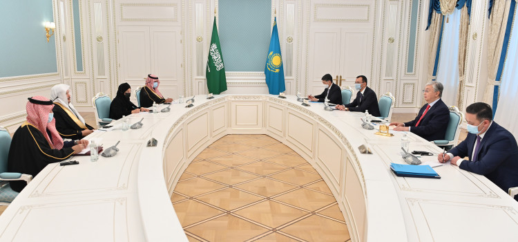 Мемлекет басшысы Сауд Арабиясы Корольдігі консультативтік кеңесінің төрағасын қабылдады