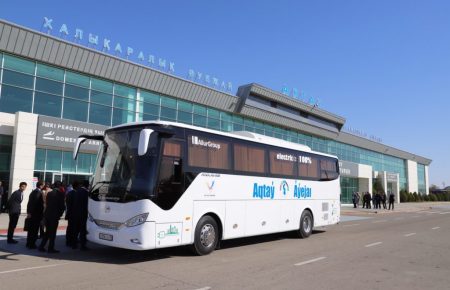 ELECTRIC BUS ROUTE AKTAU-AIRPORT-AKTAU