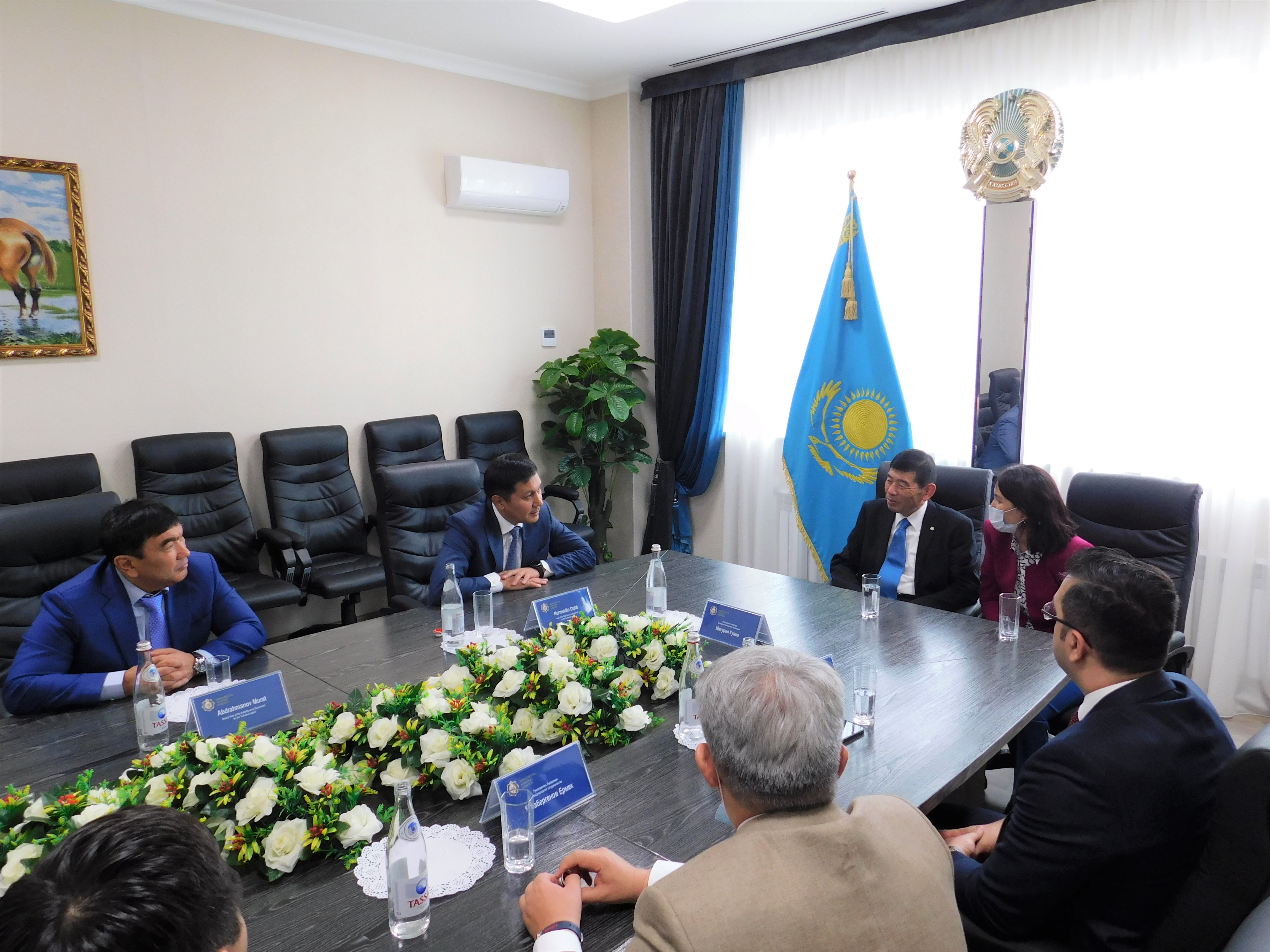Secretary General of World Customs Organization (WMO), Mr. Kunio Mikuriya, visited Kazakhstan