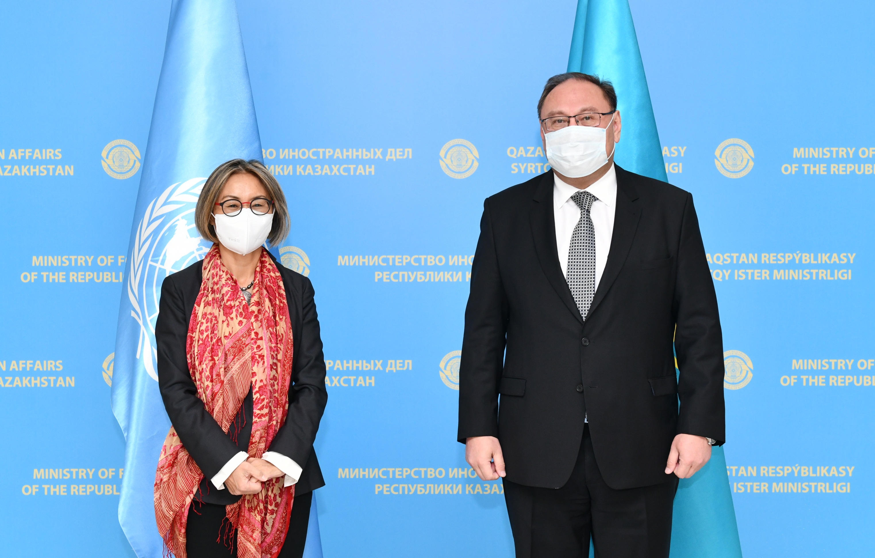 О встрече в МИД Казахстана с главой регионального офиса ООН по координации развития   