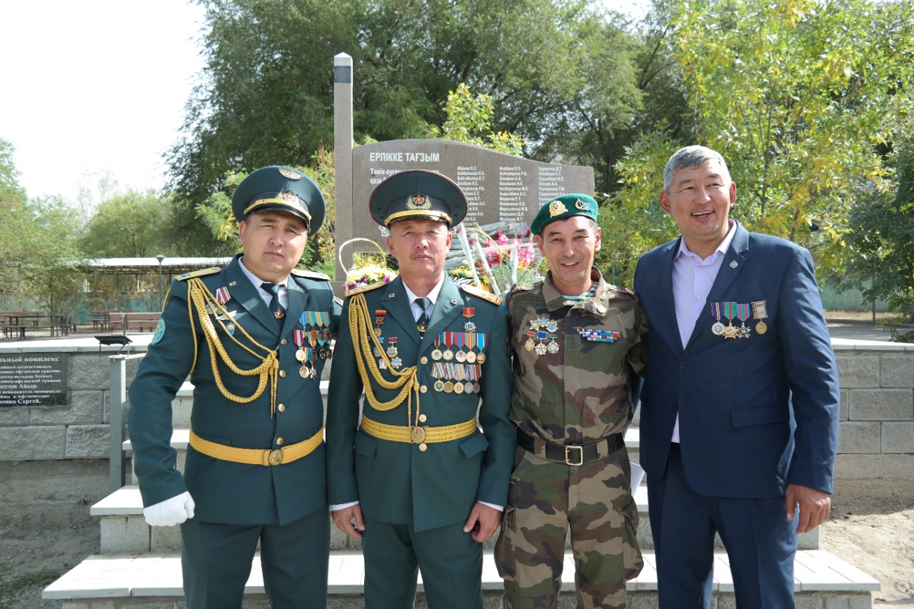 Алматы облысында қаза тапқан жауынгерлерге ескерткіш ашылды