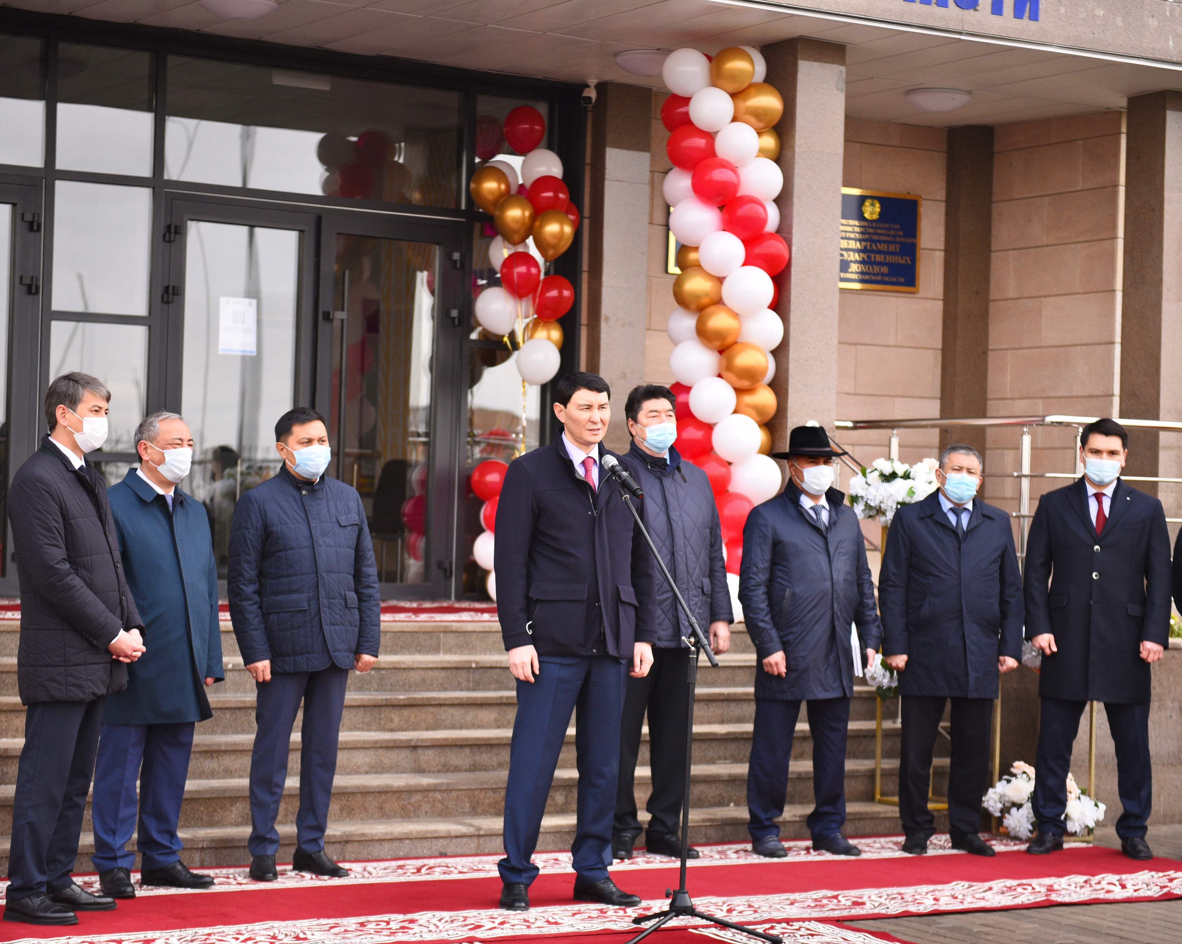 GRAND OPENING OF THE BUILDING OF THE DEPARTMENT OF STATE REVENUE IN TURKESTAN REGION