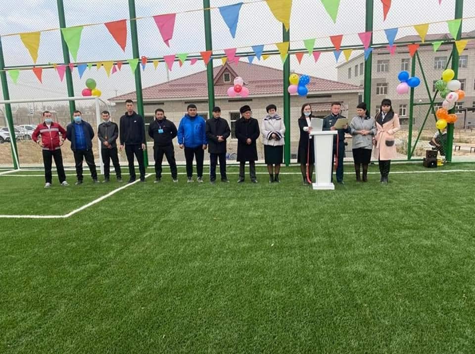 Открытие спортивной площадки