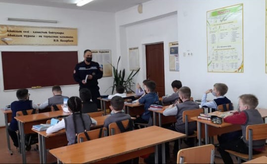 Балаларға арналған өрт қауіпсіздігі бойынша ашық сабақ