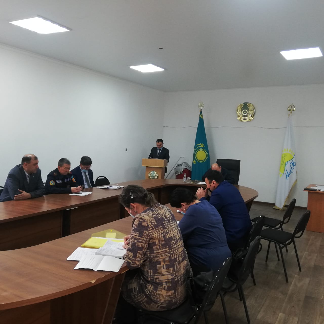 Солтүстік қазақстан облысы Уәлиханов ауданы әкімдігі жанындағы төтенше жағдайлардың алдын алу және жою жөніндегі комиссияның отырысы