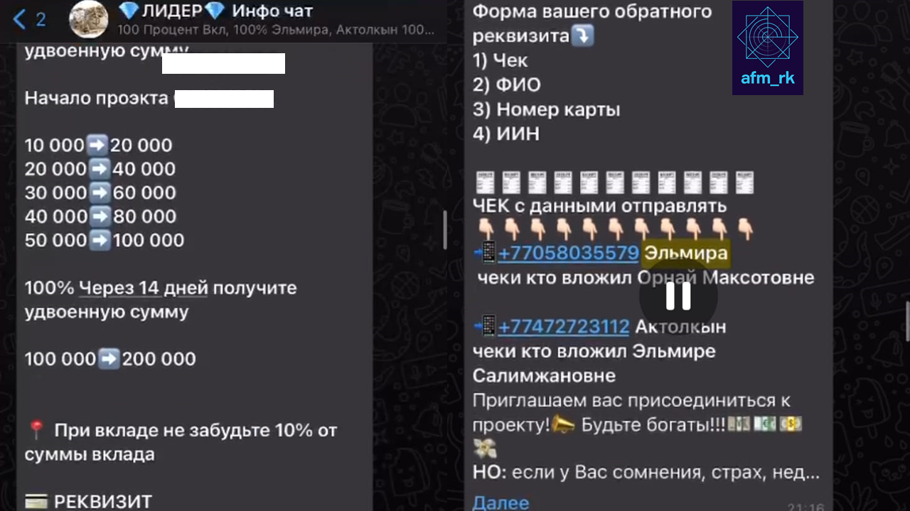 БҚО-да 400-ден астам адам «Лидер», «Алтын Тумар» және «Великое Будущее» қаржы пирамидаларына алданған