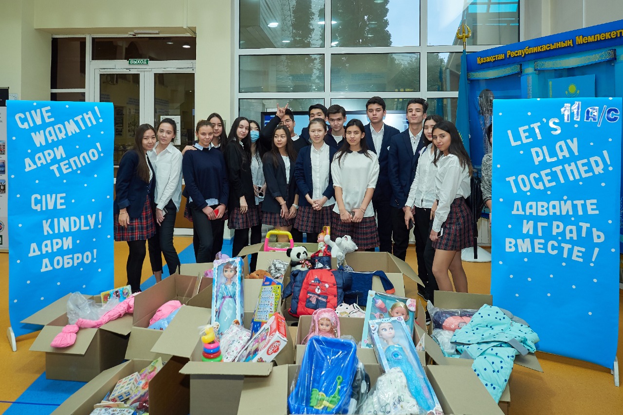 Казахстанские школьники запускают благотворительные акции в рамках «Марафона добрых дел»