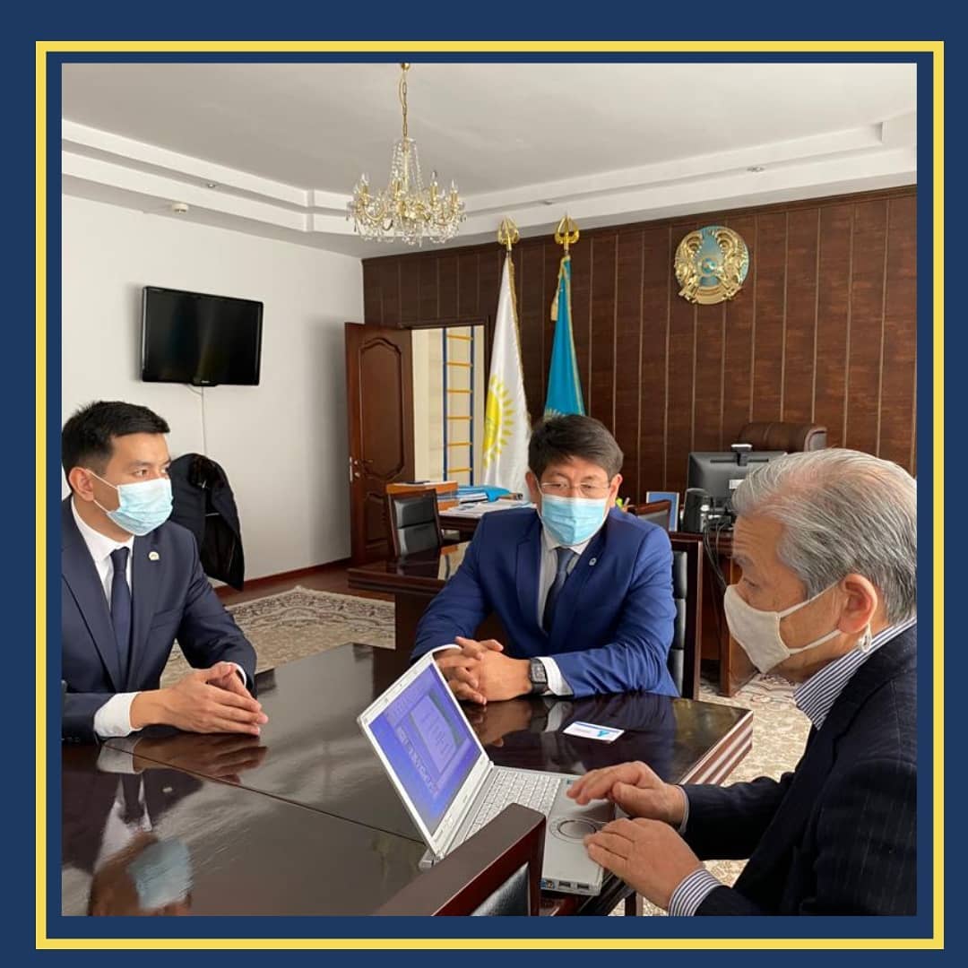 Бүгін жұмыс сапарымен біздің қалаға келді