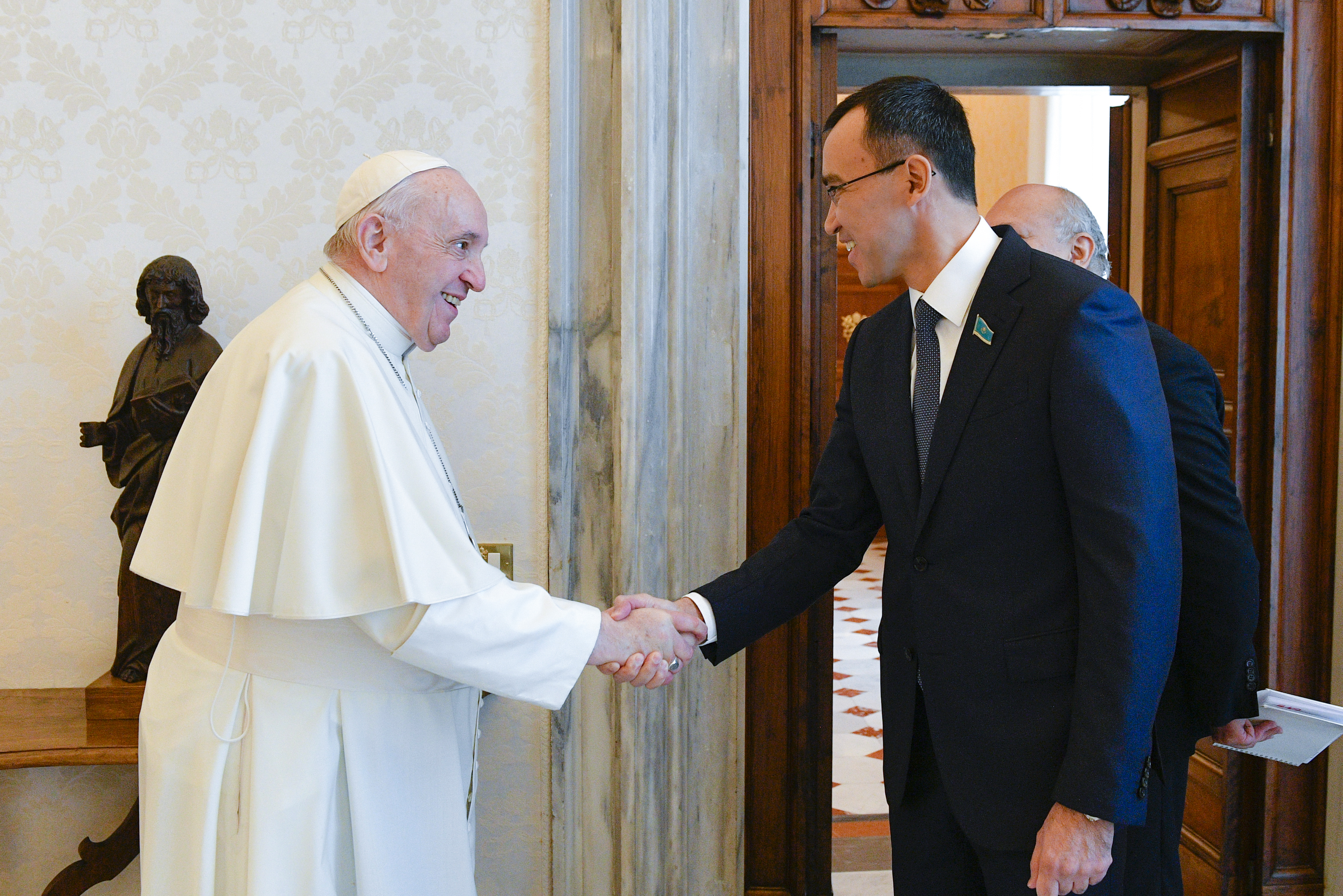 Maulen Ashimbayev met with Pope Francis