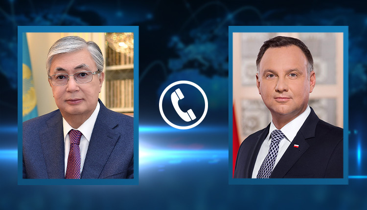 Prezydent Kazachstanu Kasym-Żomart Tokajew przeprowadził rozmowę telefoniczną z Prezydentem Polski Andrzejem Duda