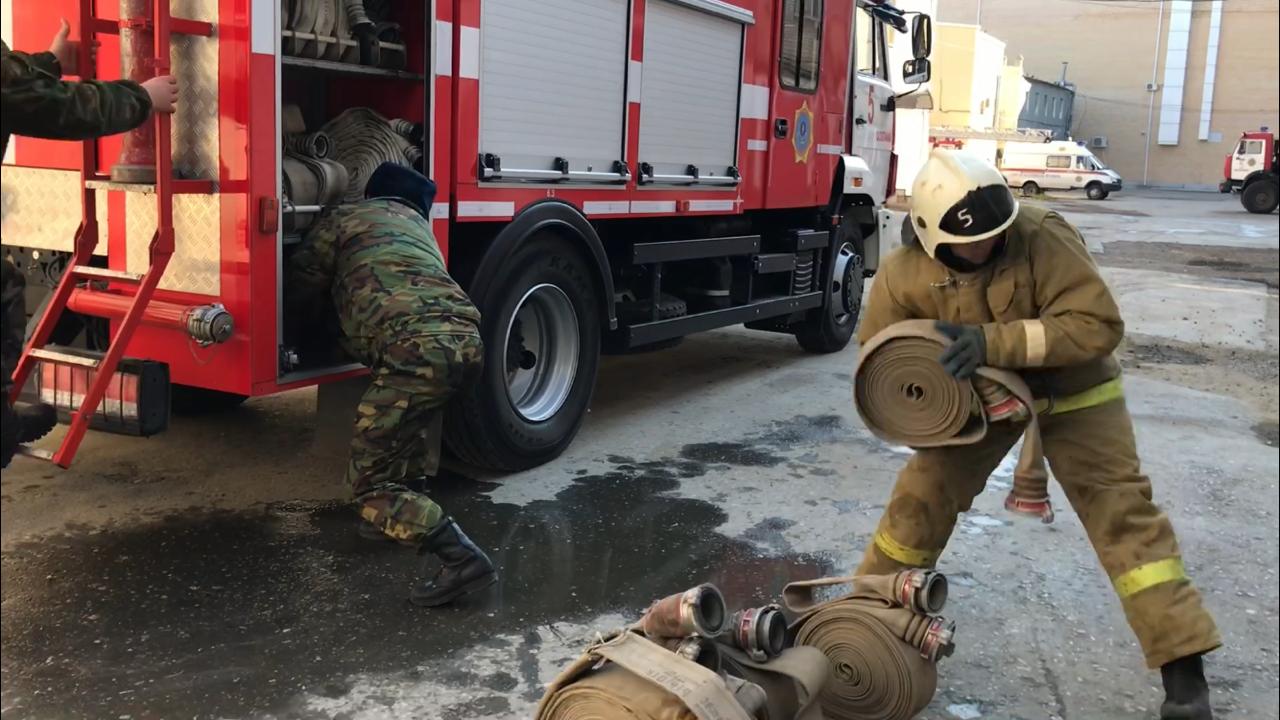 Өрт сөндіру бөліміндегі бір күн
