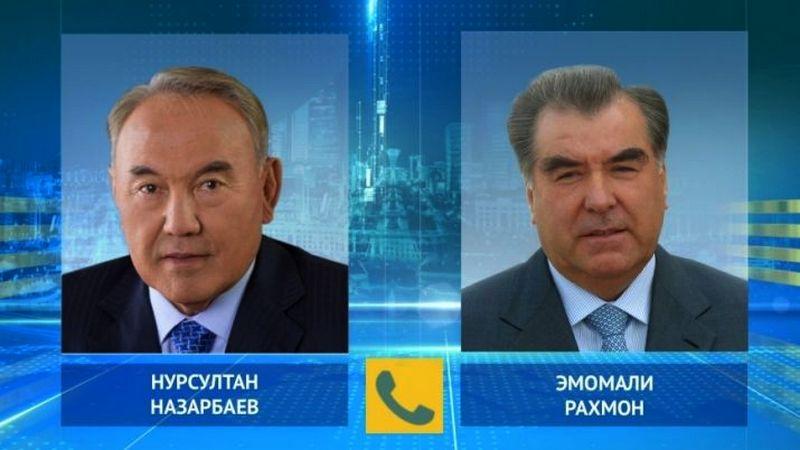 Елбасы Нұрсұлтан Назарбаев Тәжікстан Президенті Эмомали Рахмонмен телефон арқылы сөйлесті