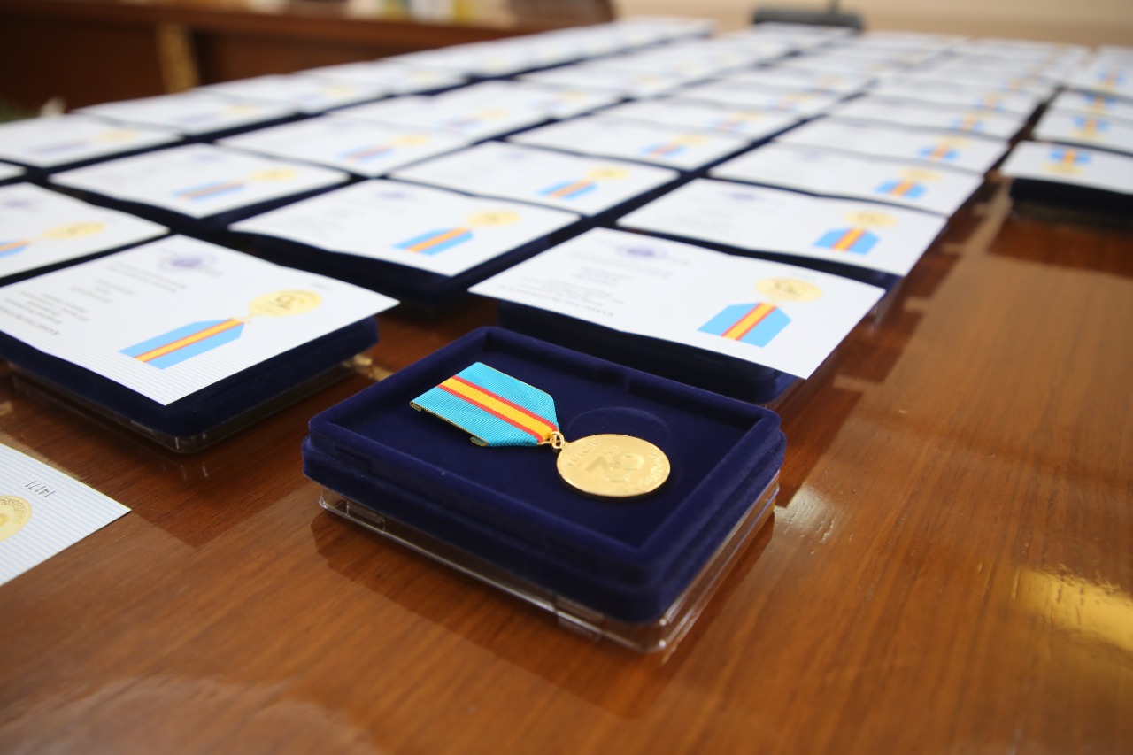 Вручение юбилейных медалей  «Қазақстан Тәуелсіздігіне 30 жыл»