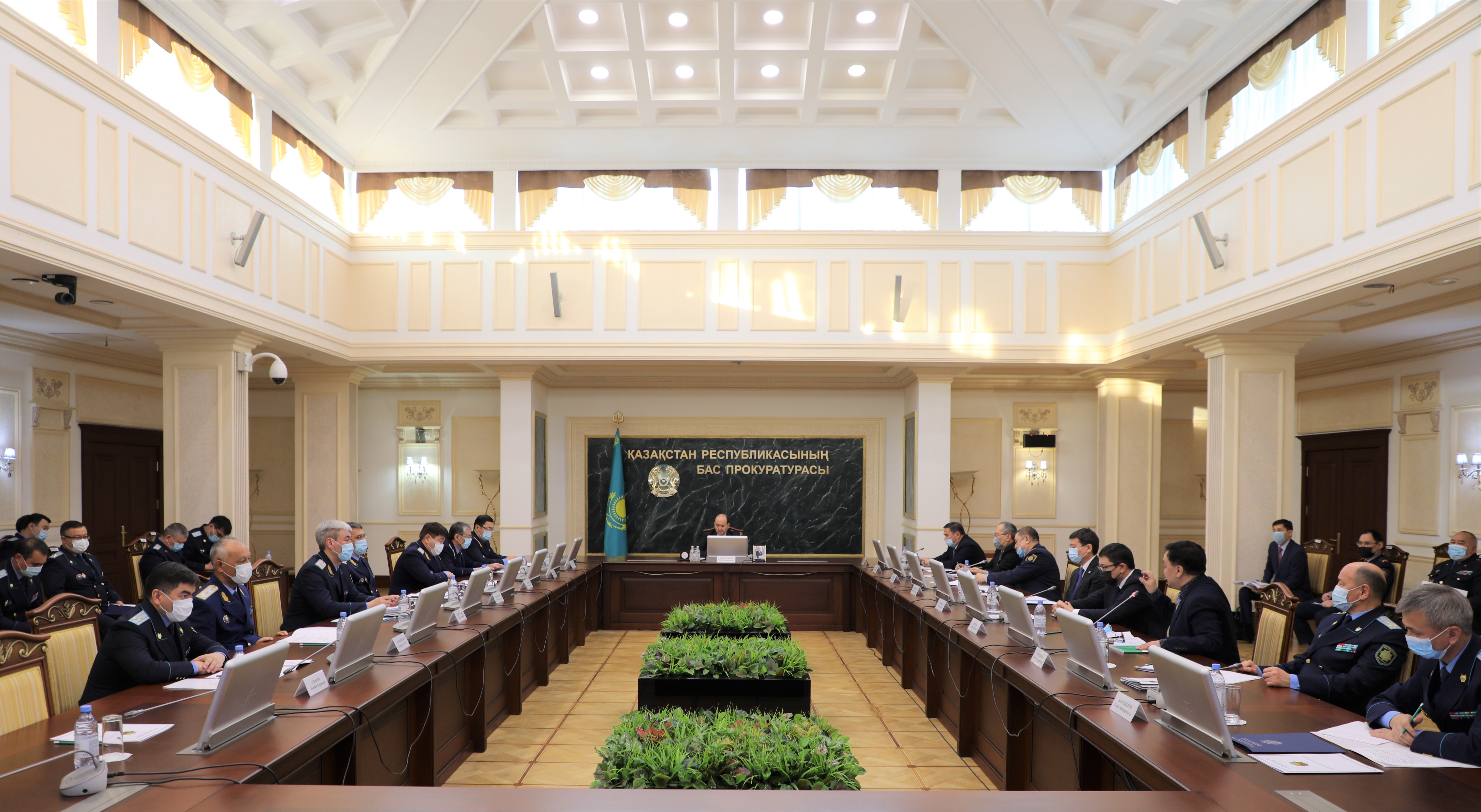 Бас прокуратурада адам саудасына қарсы іс-қимыл және қылмыстық процестің үш буынды моделін одан әрі дамыту мәселелері қаралды