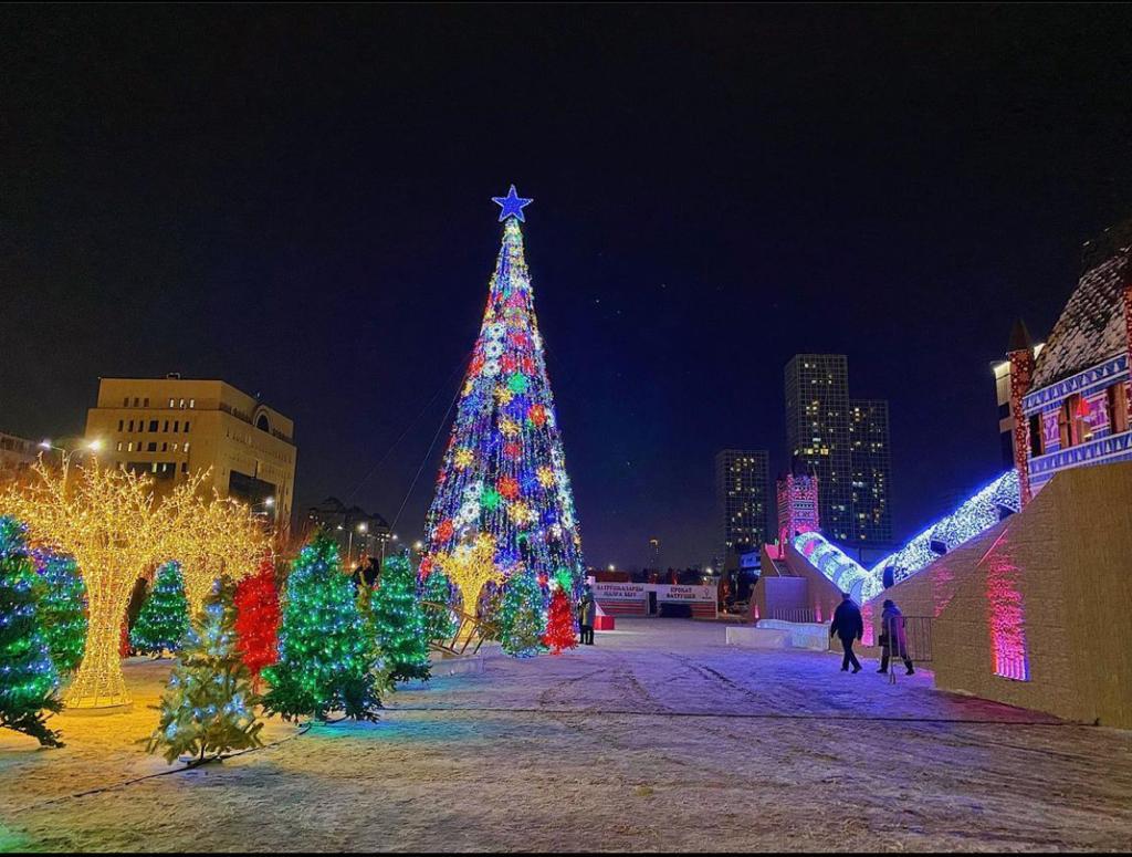 Места зимнего досуга в районе Сарыарка