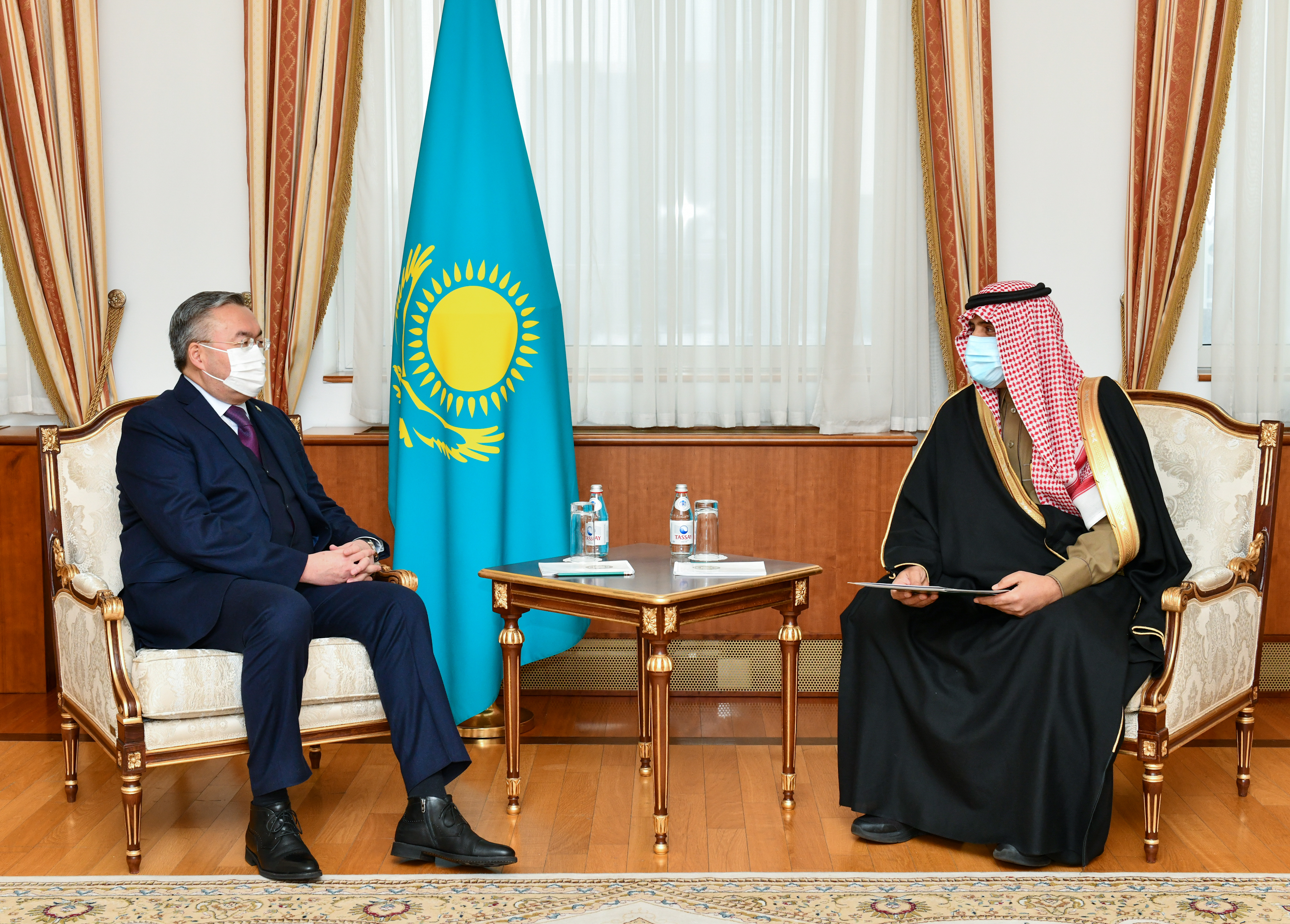 Глава МИД Казахстана принял Посла Саудовской Аравии