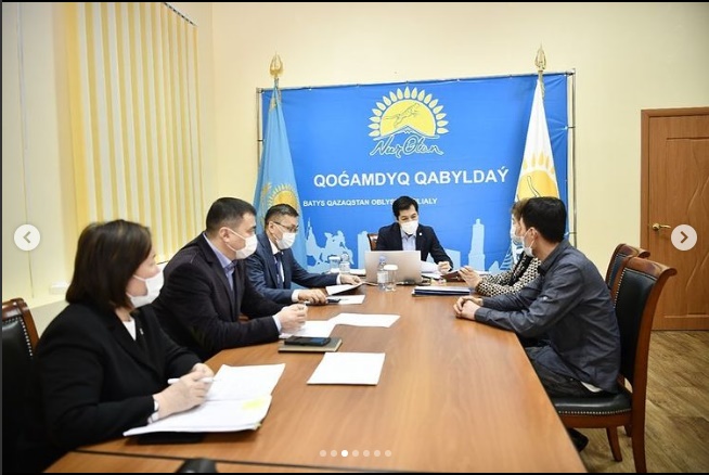 АКИМ ЗКО, ПРЕДСЕДАТЕЛЬ ЗКОФ ПАРТИИ «NUR OTAN» ГАЛИ ИСКАЛИЕВ ПРОВЕЛ ПРИЕМ ГРАЖДАН