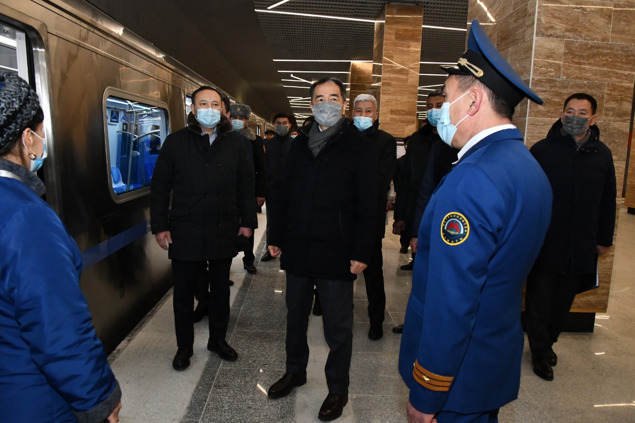 В Алматы состоялся технический запуск станций метро «Сарыарка» и «Б. Момышулы»