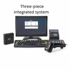 Three-piece integrated system