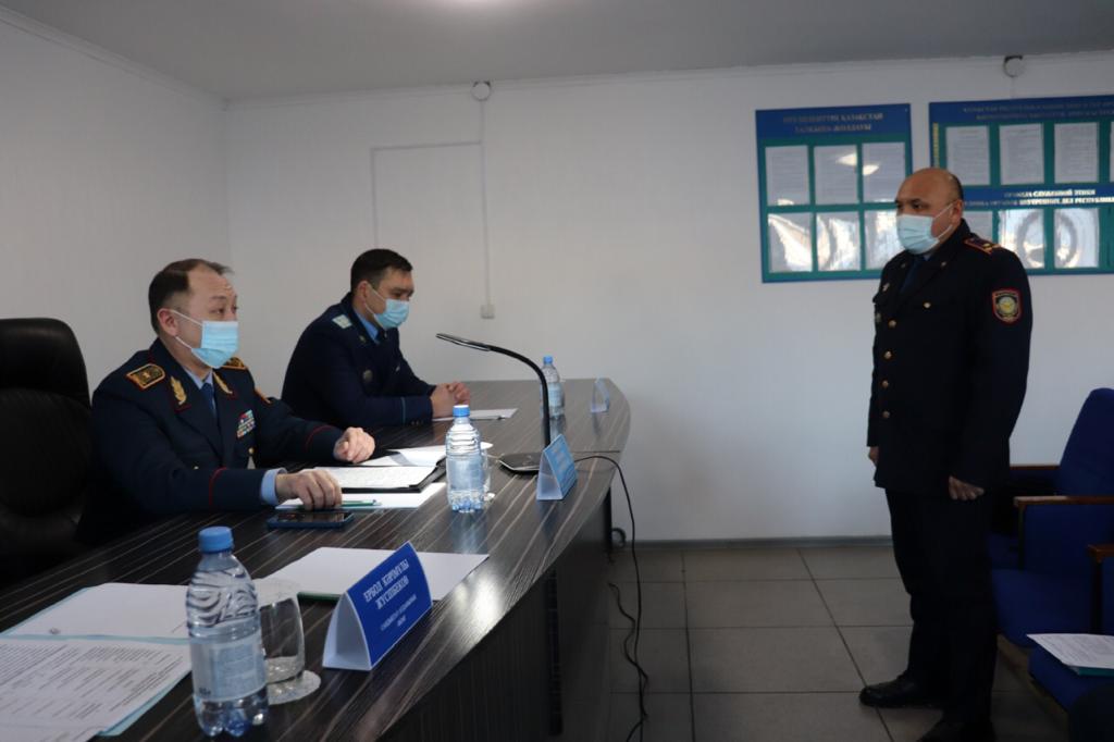 Полиция бөлімінің жаңа басшысы тағайындалды