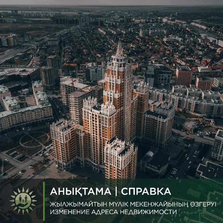 Жылжымайтын мүлік мекенжайын айқындау туралы анықтама