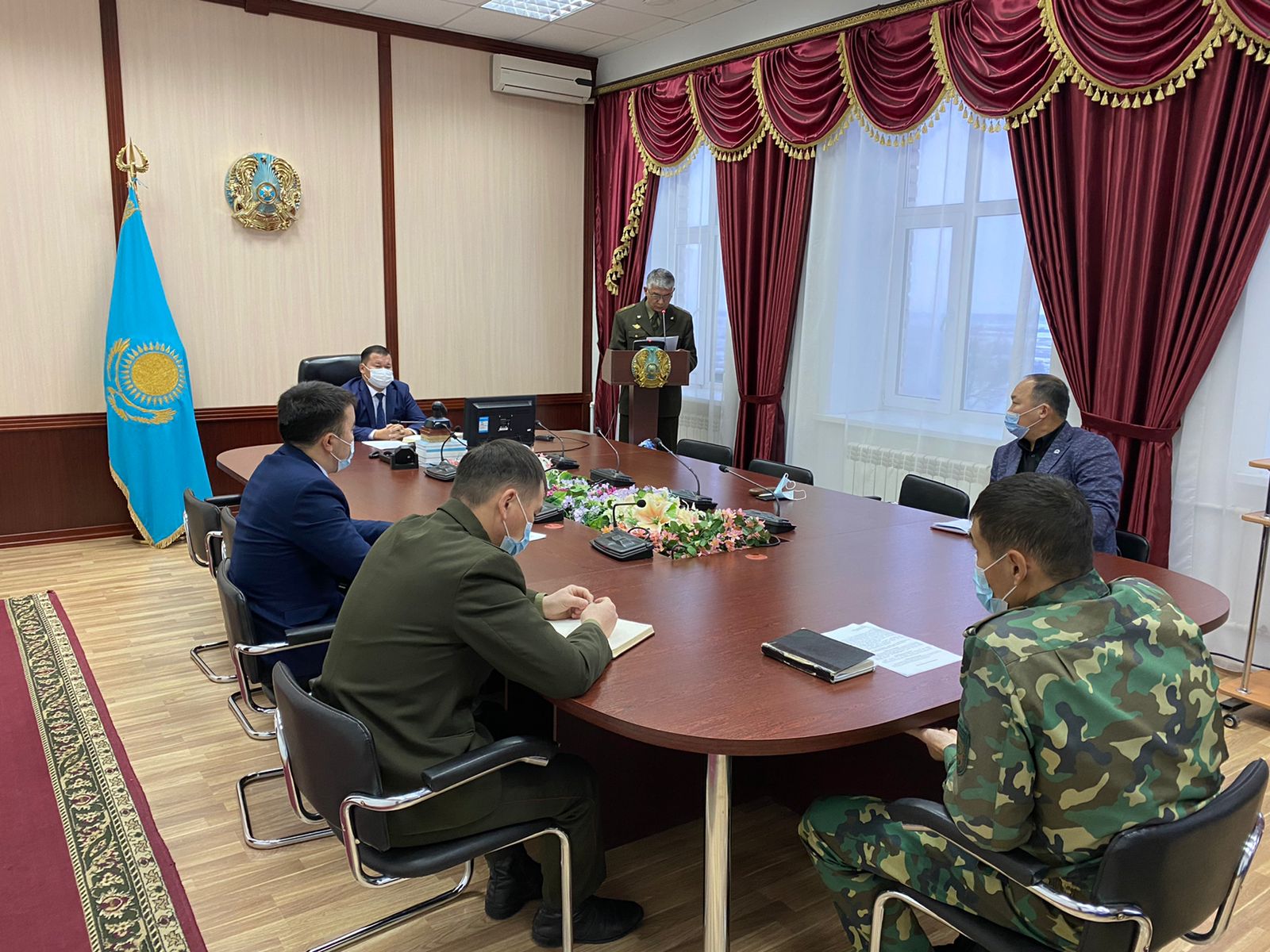 Табиғи және техногендік сипаттағы төтенше жағдайлардың алдын  алу және жою жөніндегі аудандық комиссия отырысы
