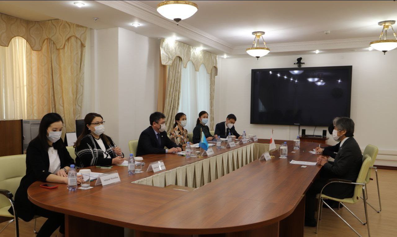 The Head of the MTSZN and Social Affairs discussed issues of cooperation in the social and labor sphere with the Ambassador of Japan to the Republic of Kazakhstan