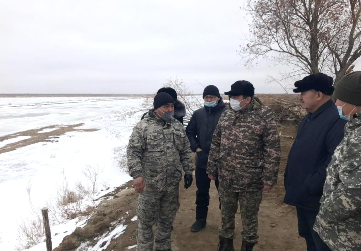 Қармақшыда көктемгі су тасқынының алдын алу шаралары пысықталды
