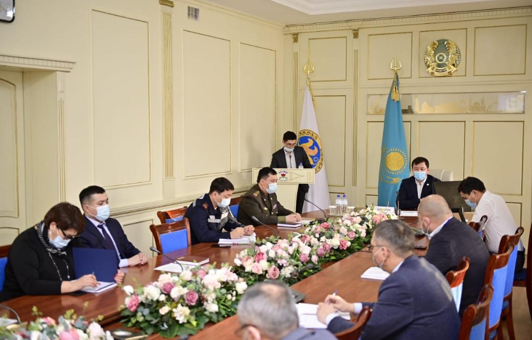 Төтенше жағдайлардың алдын алу және жою жөніндегі комиссиясының кезектен тыс отырысы өтті