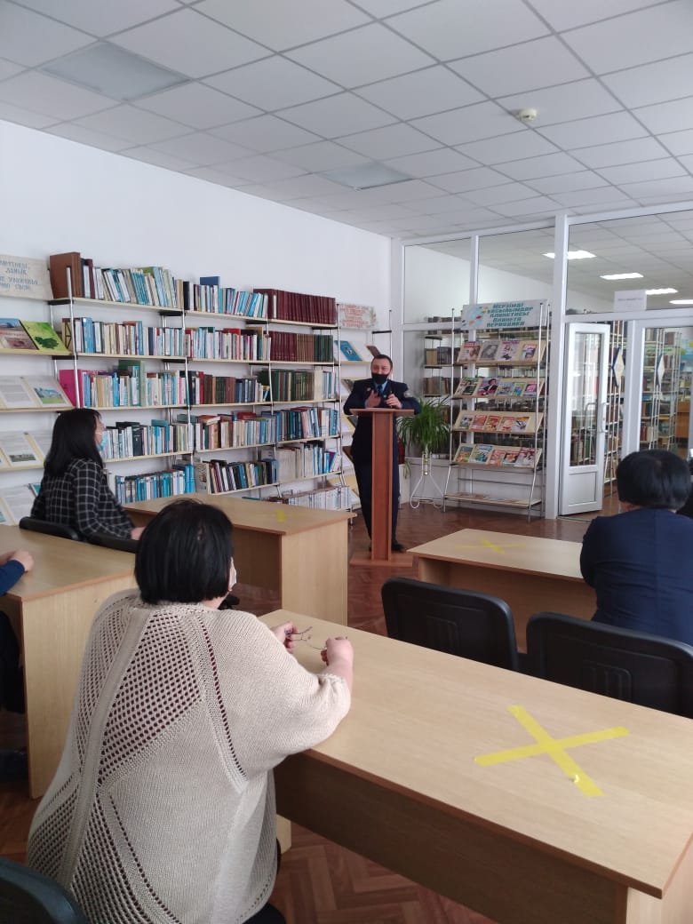 Мендіқара ауданының кітапханасыңда жұмыс кездесуі