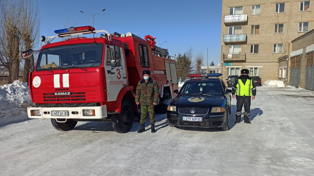 «Өртсөндірушілергежол беру» рейді