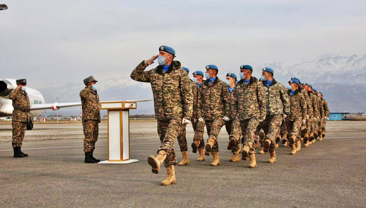 Состоялась очередная ротация казахстанских миротворцев