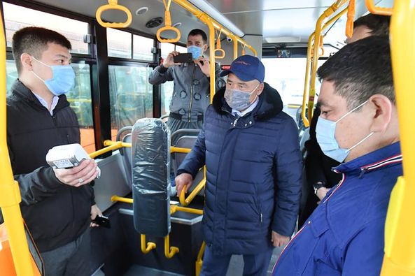 UMIRZAK SHUKEYEV APPRECIATED PUBLIC TRANSPORT
