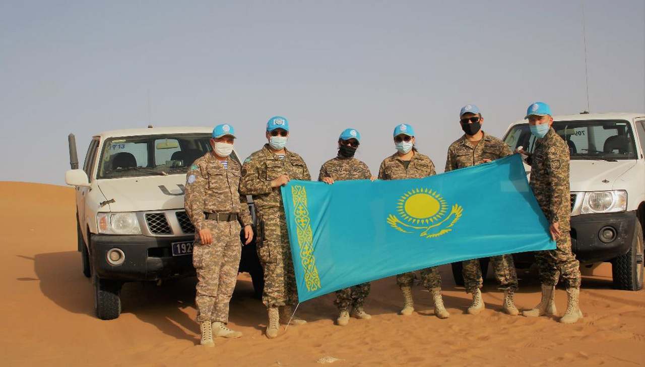 Новый состав казахстанских военнослужащих продолжает участие в миссии ООН в Западной Сахаре