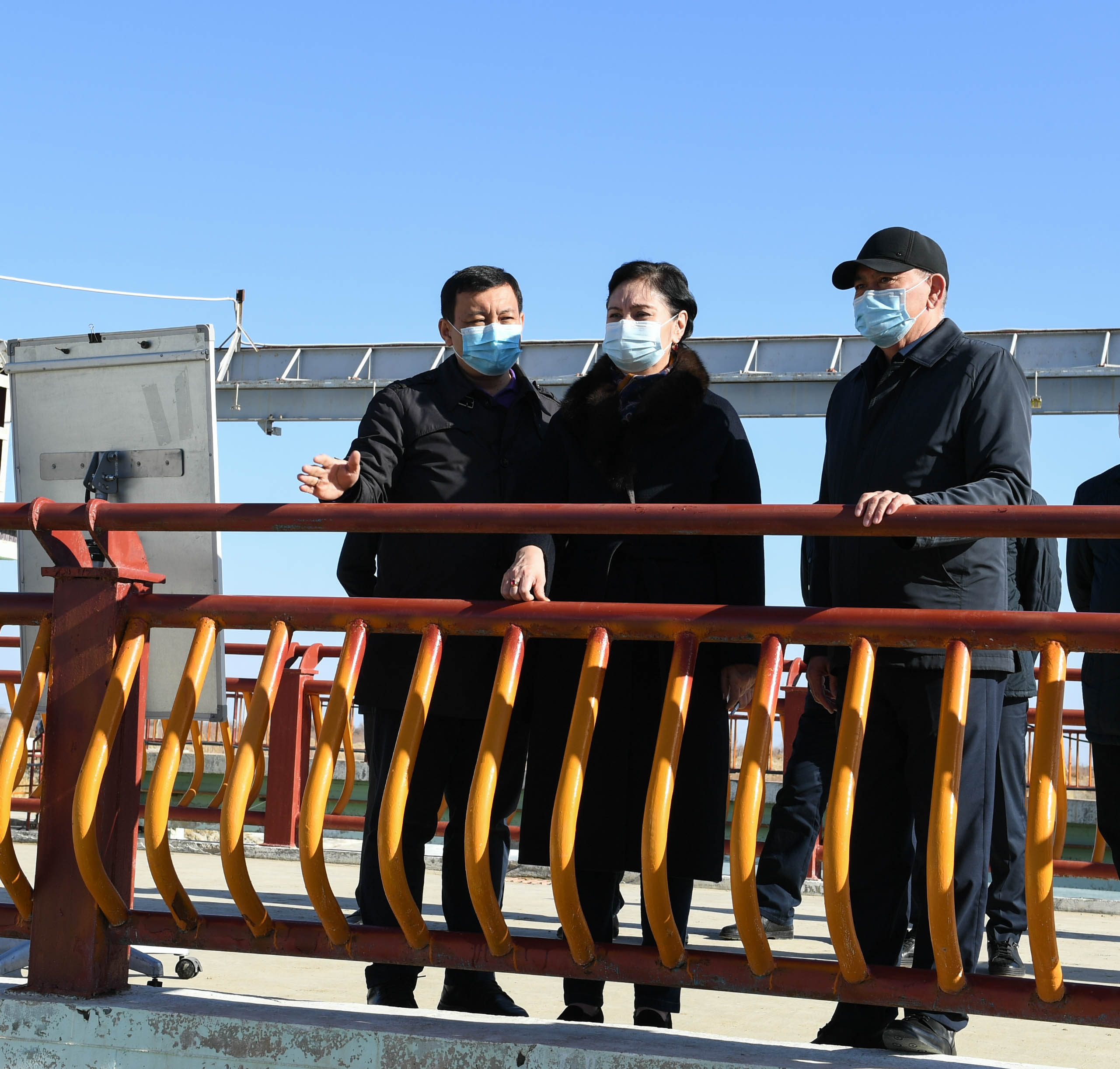 Глава региона ознакомилась с ходом реконструкции гидроузла «Айтек»