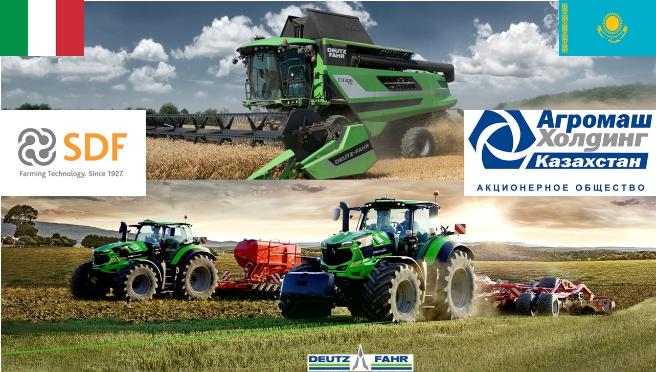 Italian transnational company Same Deutz-Fahr group in Kazakhstan