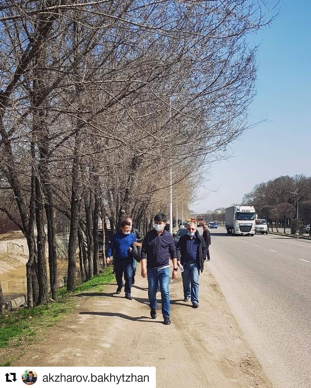 Рысқұлов даңғылындағы жұмыс сапары