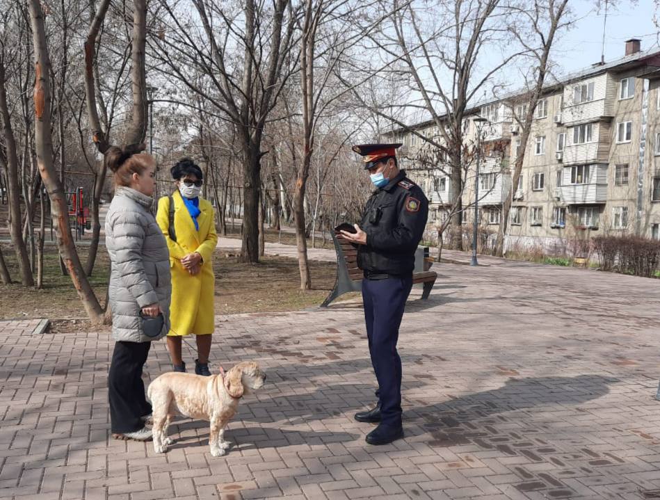 Әуезов ауданының экология бөлімінің инспекторлары учаскелік полициясымен бірігіп, ауданның санитарлық жағдайына бақылау жүргізіп шықты