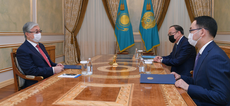 President Kassym-Jomart Tokayev receives Yerzhan Ashikbayev, newly appointed Ambassador of Kazakhstan to the United States