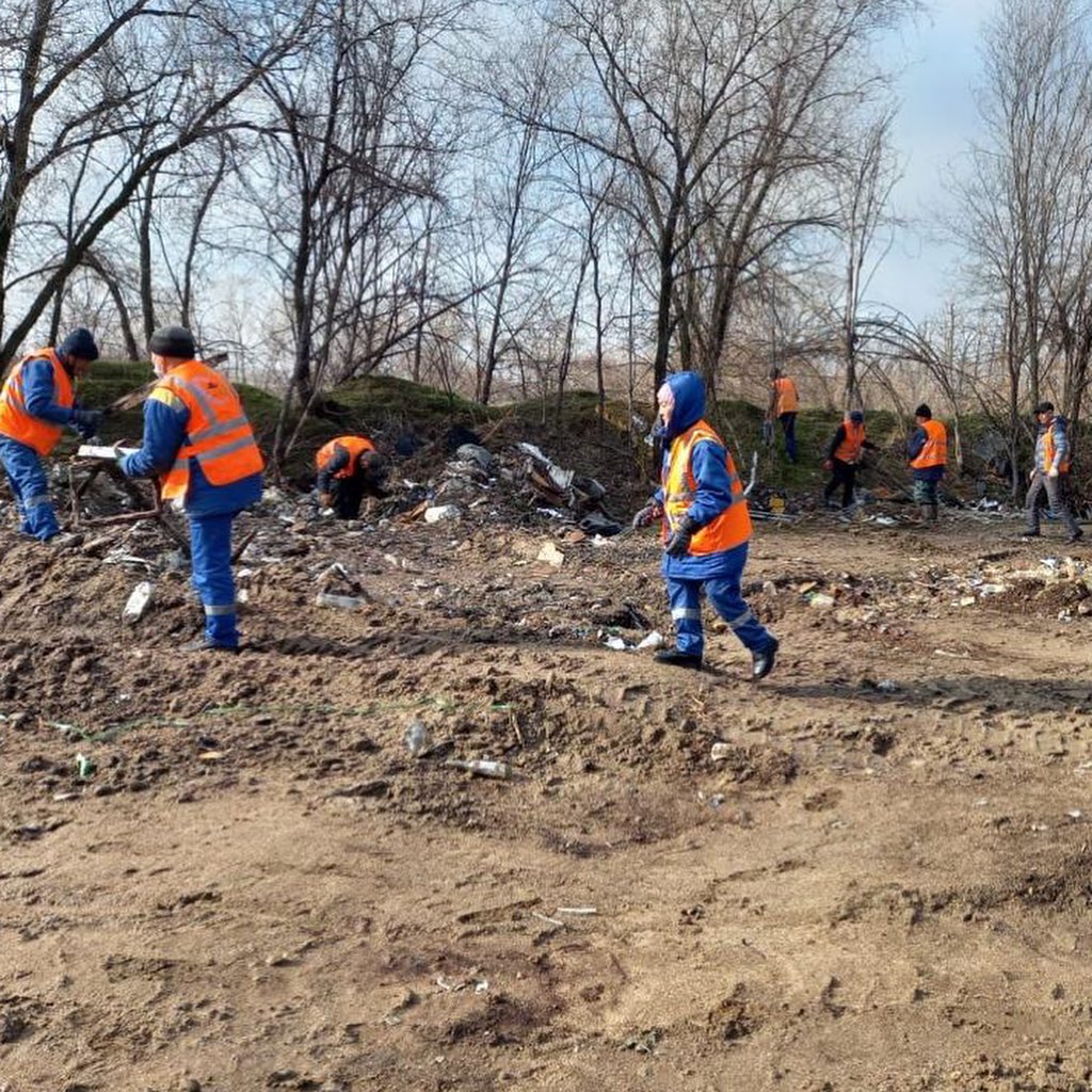 Ауданда жергілікті сенбіліктер ұйымдастырылуда