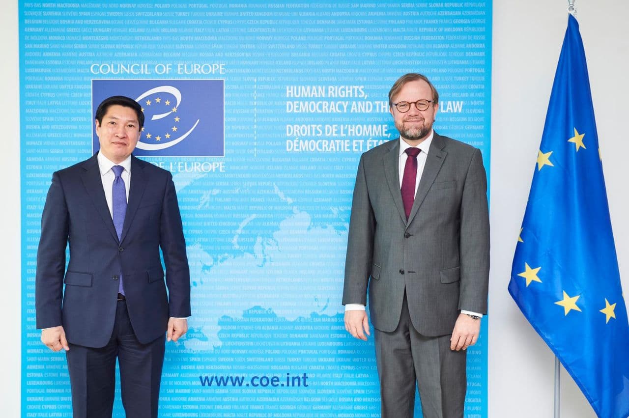 С руководством Совета Европы обсудили двустороннее сотрудничество и ход реформ в Казахстане