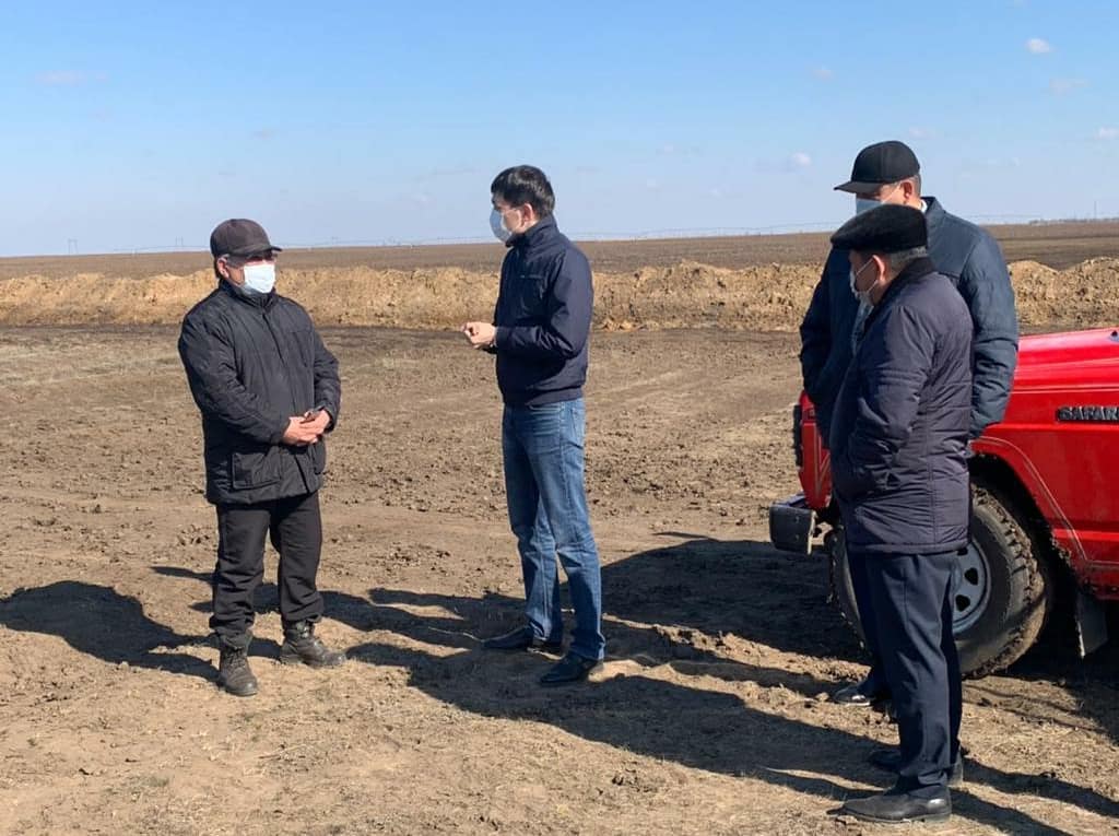 Северный ауылдық округіне жұмыс сапары