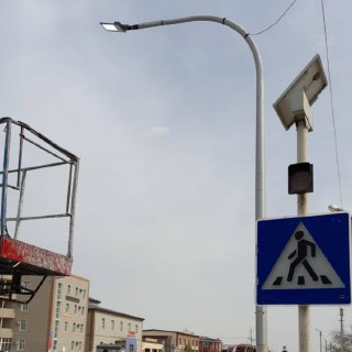 Ақтау көшелерін  шамдармен жарықтандыру жұмыстары жалғасуда