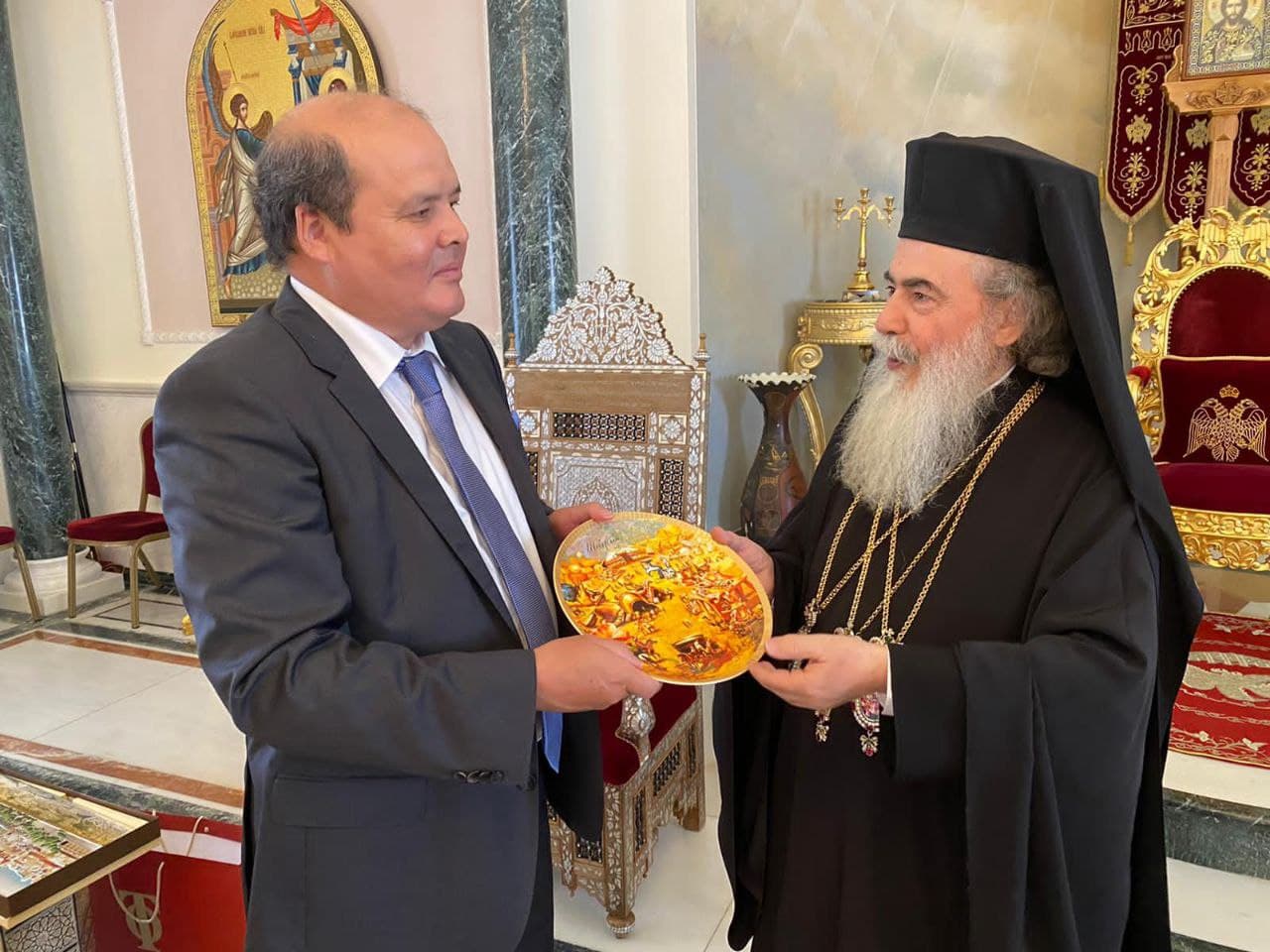 Patriarch Theophilus III of Jerusalem Highly Appreciates Friendship, Mutual Understanding, Tolerance and Unity of People of Kazakhstan