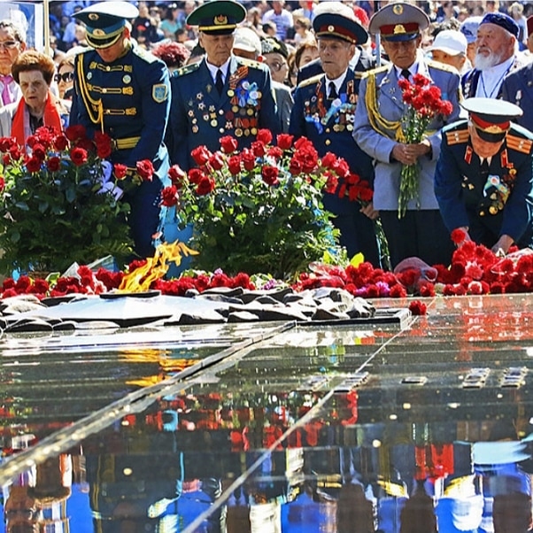 ҰОС-ғы Жеңіс Күнін мерекелеу туралы ақпарат.