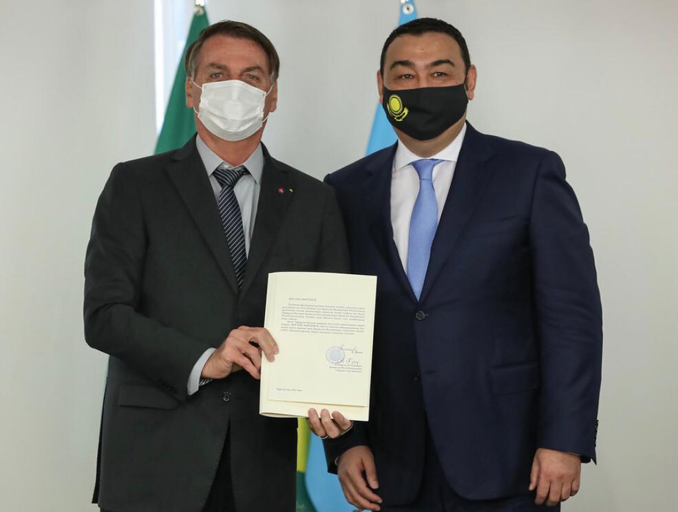 Қазақстан Елшісі Бразилия Президентіне сенім грамоталарын тапсырды