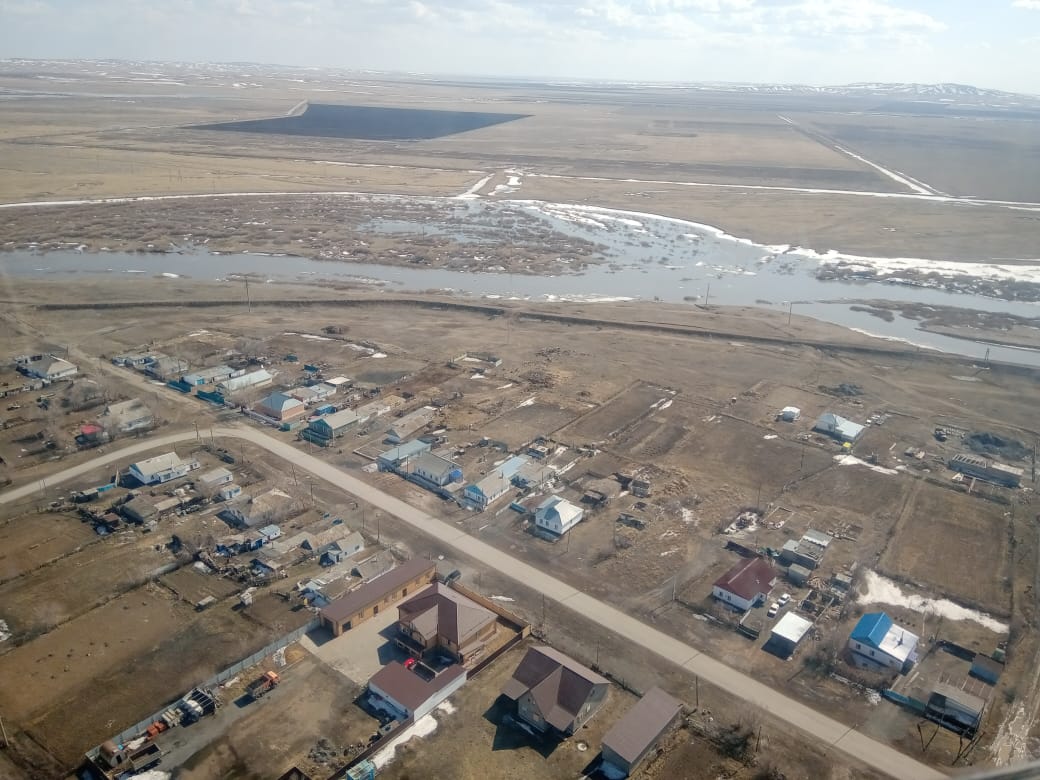 Қарағанды облысы аумағында су тасқыны кезеңінің өтуі туралы ақпарат